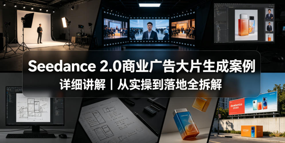 Seedance 2.0商业广告大片生成案例详细讲解｜从实操到落地全拆解-副业小助手-全网项目库