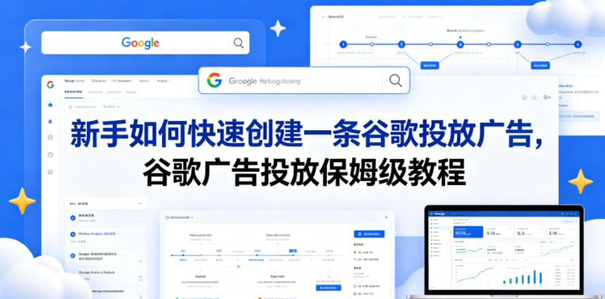 新手如何快速创建一条谷歌投放广告，谷歌广告投放保姆级教程-副业小助手-全网项目库
