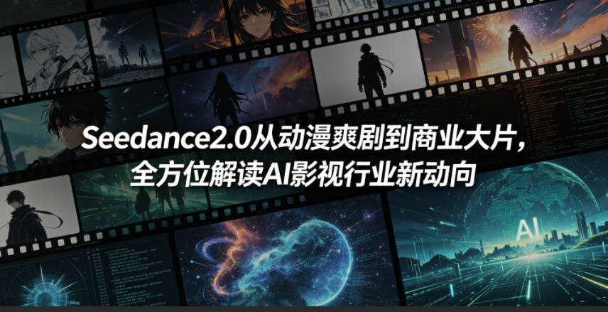 Seedance2.0从动漫爽剧到商业大片，全方位解读AI影视行业新动向-副业小助手-全网项目库