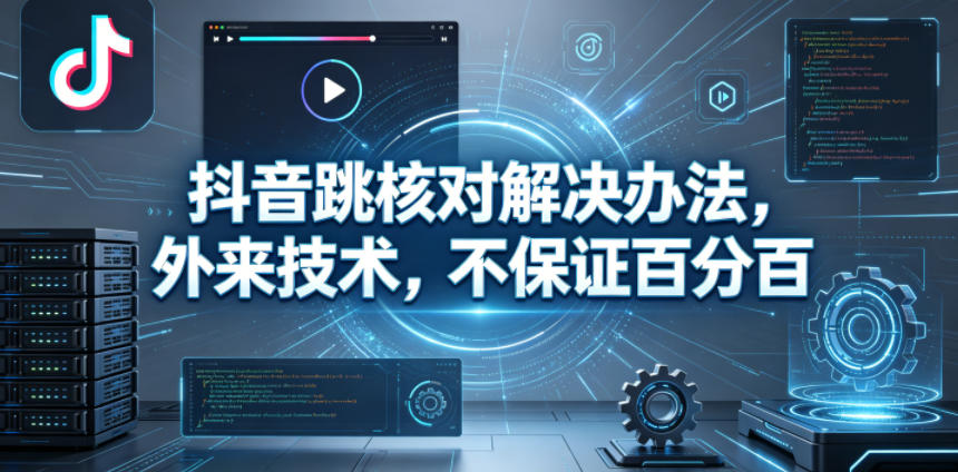 抖音跳核对解决办法，外来技术，不保证百分百-副业小助手-全网项目库